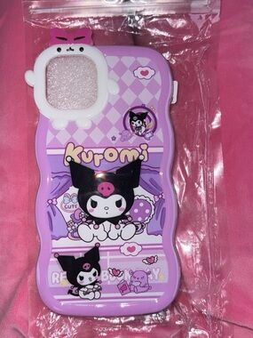 Hello Kitty Kuromi Lavender Character Tablet Case